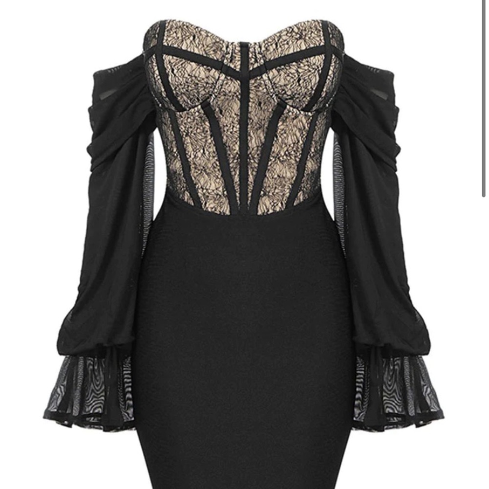 Antidote Blair Mini Dress Size Medium - Picture 2 of 2